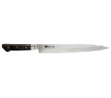 Нож Янаги для сашими 24см молибден-ванадиевая сталь, черная рукоять BRIETO